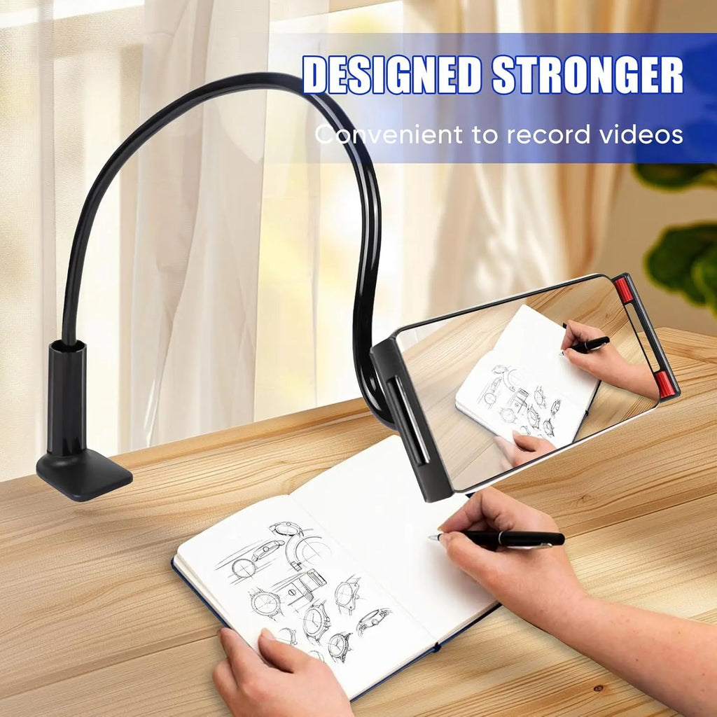 1pc 360 Lazy Bed Gooseneck Tablet Stand Adjustable Flexible Arm Clip Mount for IPad IPhone Samsung 4.7-12.9 Inch Desk Bracket