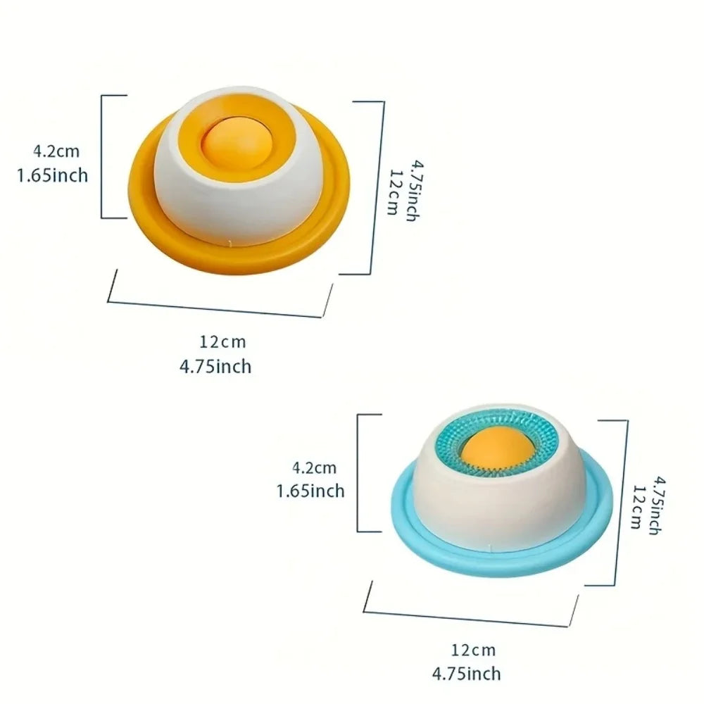 Pet Lickable Plate Wet Food Snacks Yogurt Lickers Slow Food Consumption Energy Consumption, Suitable for Cats and Dogs.