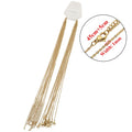 10pcs Stainless Steel Gold Color Cable Link Chains for DIY Women Necklace Jewelry Making Supplies Wholesale Chain In Bulk