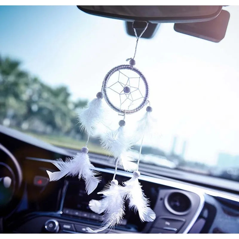 1pcs Dream Catcher Feather Hanging Decoration Dreamcatcher Wind Chimes Art Pendant Wall Car Room Decor Ornament Gift