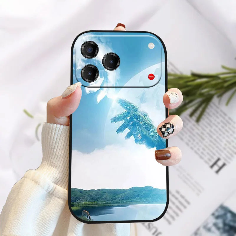 For ZTE Nubia V80 Pro Case Fashion Silicone Soft TPU Back Cover For ZTE Blade V 80 Pro V80Pro 4G Phone Case Shockproof Coque