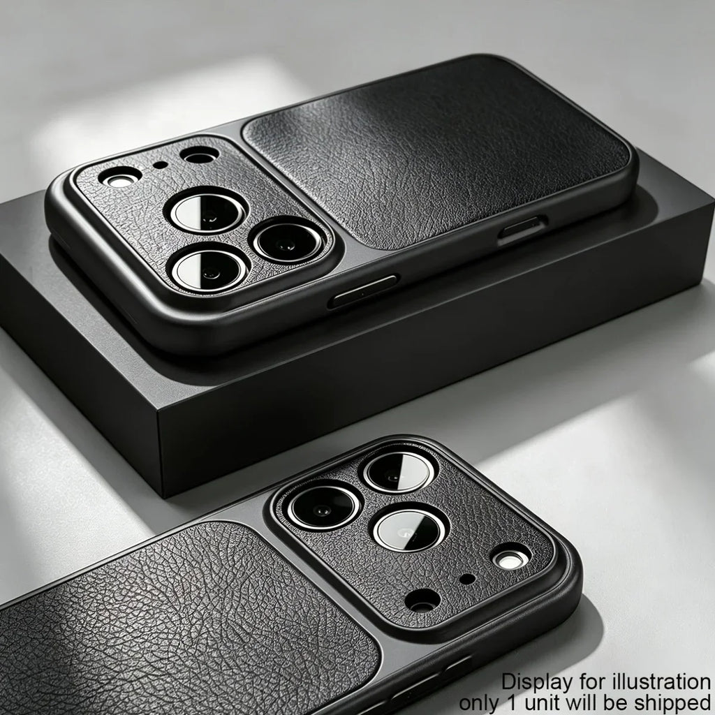 Luxury Retro Artificial Leather Matte Phone Case for IPhone 18 17 16 15 14 13 12 11 Pro Max 16 Plus Shockproof Protection Cover