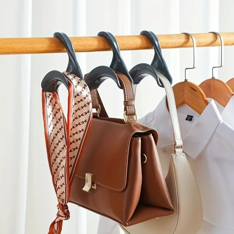 5/10/15pc Multifunctional Bag Hanger Connecting Hook, Saving Space for Hats Scarves Handbags Hangers Wardrobes Storage Holder