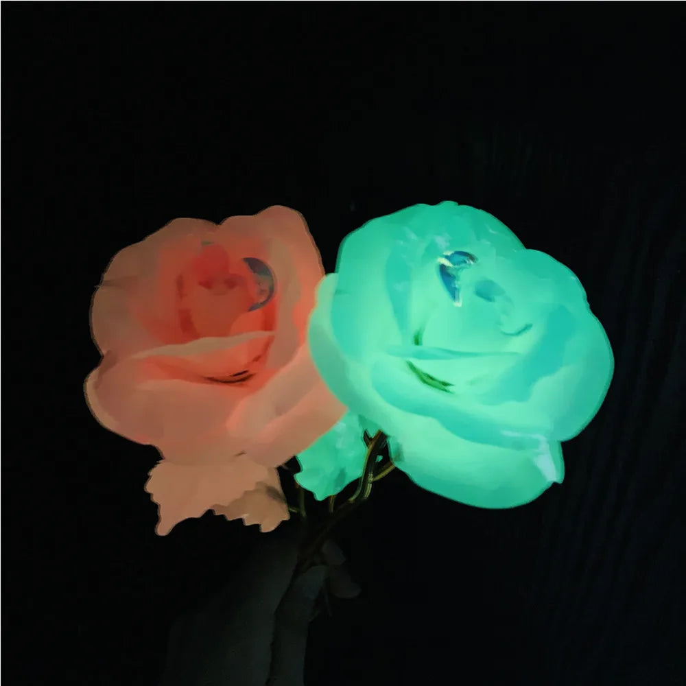 Rose 24k Gold Foil Rose Mother'S Day Gifts Rose-Shaped Eternal Rose Flower For Valentine'S Day Couple Gift Christmas Halloween