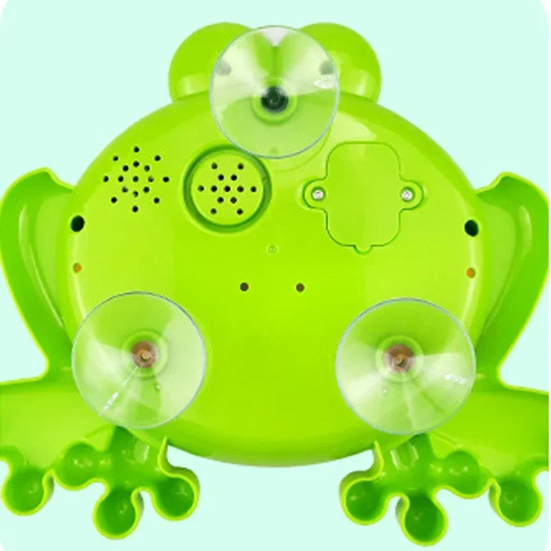 Baby Bath Toys Bubble Machine Crabs Frog Music Kids Bath Toys Bathtub Soap Automatic Bubble Maker Baby Bathroom Toy for Children