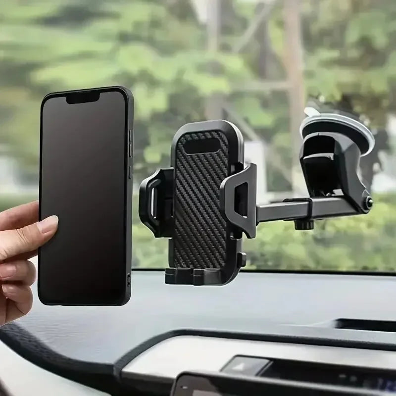 360° Rotatable Car Phone Mount Strong Suction Cup Windshield & Air Vent Phone Holder Stable Anti-Shake Cellphone Stand for Car