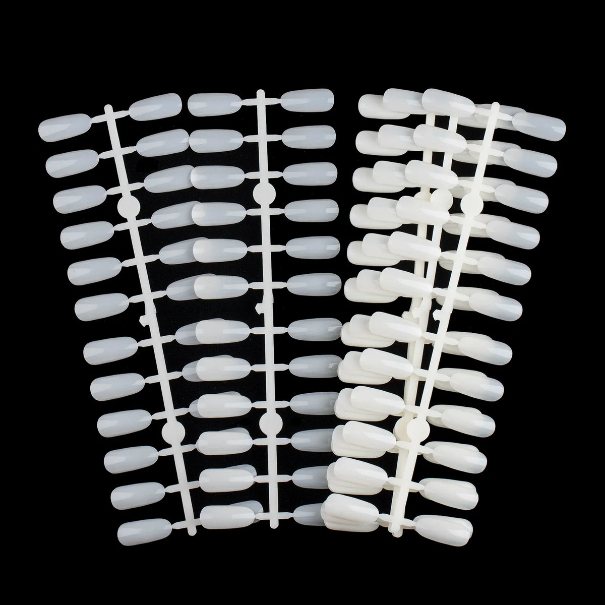 TP 240pcs Nail Display Tips Natural Color False Acrylic Nail Art Tips for Nail Display Book Gel Polish Manicure Practice Tools