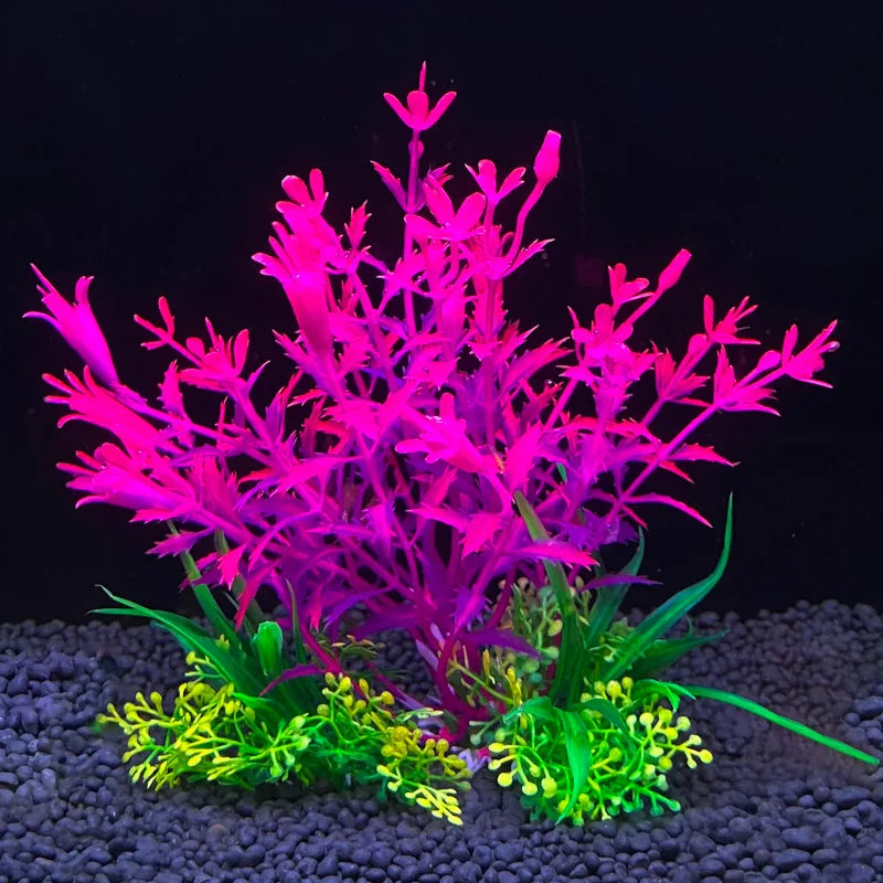 Simulation Water Plants Fish Tank Aquarium Landscaping Plastic Water Plants Micro Landscape Decoration Ornaments