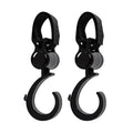2PCS Universal Baby Stroller Pram Hooks, Multi-Purpose Shopping Prop Hanger Stroller Accessories