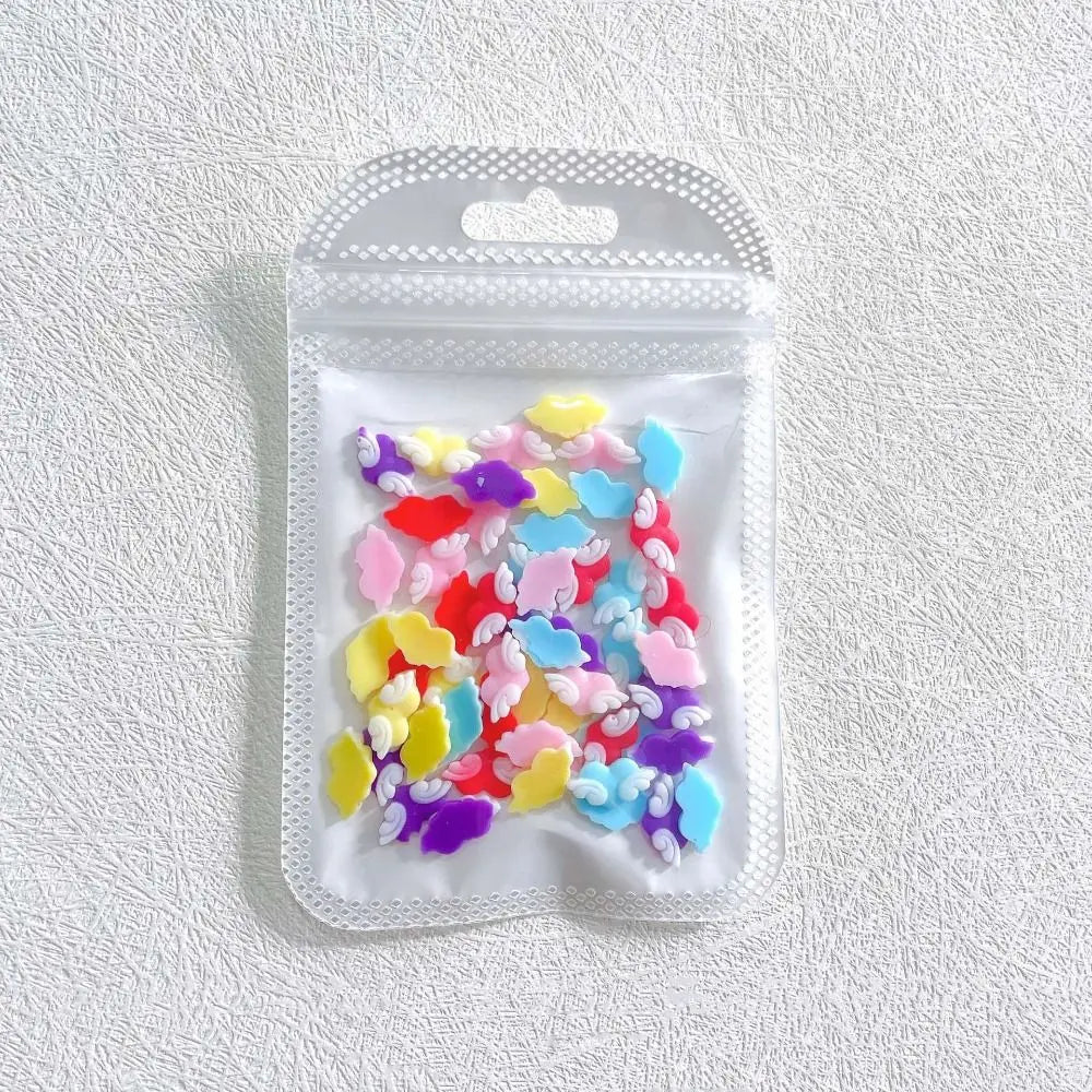 Nail Ornament Manicure Accessories Angel Wings 3D DIY Nail Art Drills Nail Jewelry Heart Nail Decorations Nail Rhinestones