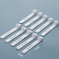 The transparent plastic Data Cable Storage Box household cable MobilePhone Charger Charging Cable Finishing Box Divided Grid Box