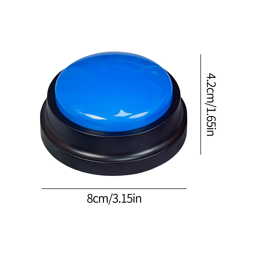 Voice Recording Button Pet Toys Dog Buttons for Communication Pet Training Buzzer Recordable Talking Button Intelligence Dog Toy