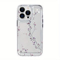 INS Vine Flower Transparent Phone Case For iPhone 14 15 16 Plus Pro 11 12 13 Pro Max X XR XS 7 8 SE 16E Clear Soft Fundas Cases