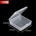 5Pcs/10Pcs PP Storage Box Mini Transparent Plastic Case Container Square Rectangle Packaging Box for Jewellry Beads Small Items