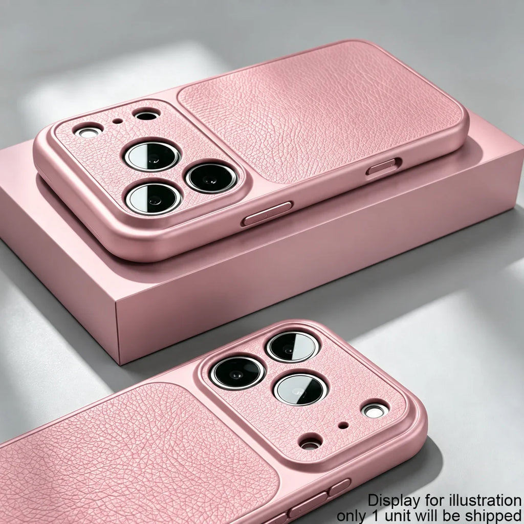 Luxury Retro Artificial Leather Matte Phone Case for IPhone 18 17 16 15 14 13 12 11 Pro Max 16 Plus Shockproof Protection Cover