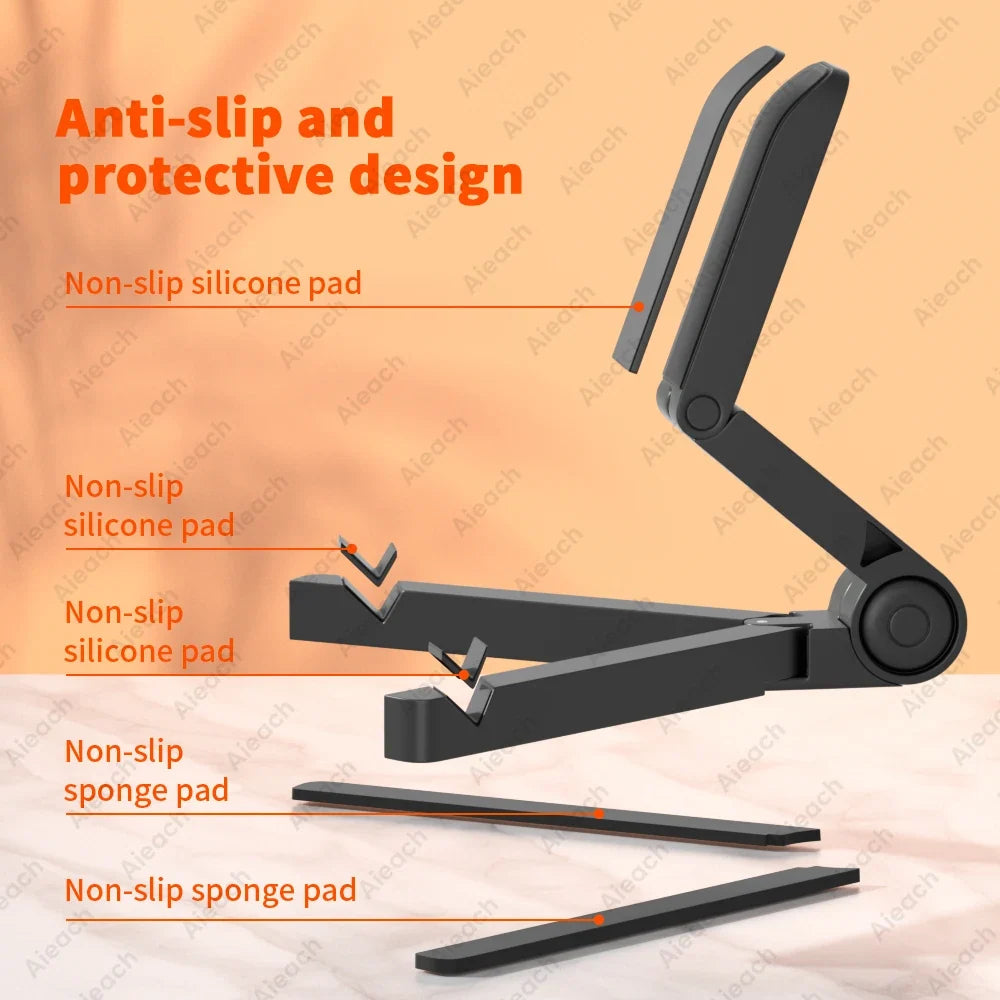 Desktops Stand For Tablet 4.7 to 12.9 inch , Adjustable Folding Bracket Tablet Holder For iPad Xiaomi Samsung Mobile Phone Suppo