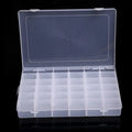 10/15/24/36 Grids Transparent Plastic Box Screw Tool Storage Boxes Plastic Compartment Box Jewelry Earring Case Container