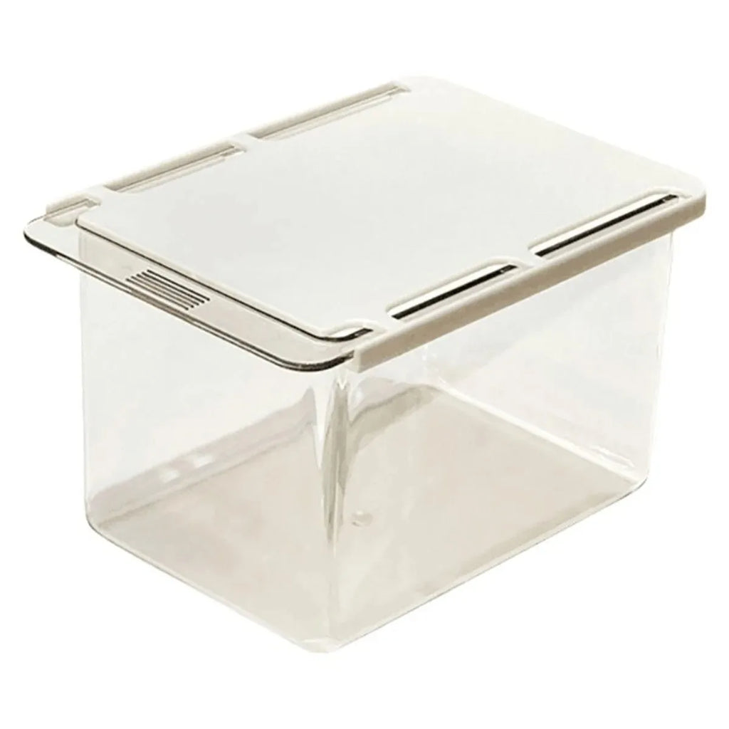 Transparent Bathroom Pull Out Storage Drawer Cotton Stick Makeup Organizer Under Mirror Cabinet Cosmetics Rack Divider Tool