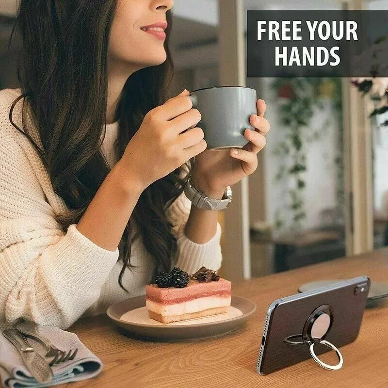 1/2/3/4Pcs Finger Ring Holder Stand Grip For Mobile Phone Car Magnetic Mount Phone Back Sticker Pad Unniversal Bracket