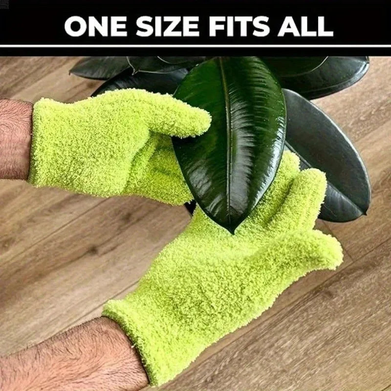 1PC Microfiber Dusting Gloves Stretchable Breathable Cleaning Gloves Non-Waterproof for Cars Boats RVs Pools Home Kitchen