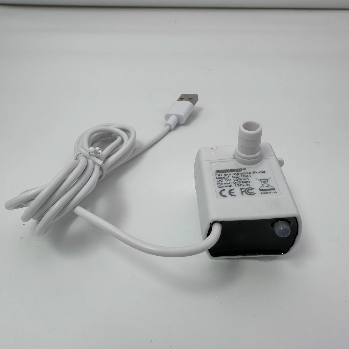 1 Pc Ultra-Efficient Silent USB Pet Water Fountain Pump with LED Indicator Light for Cat Water Fountains Premium Replacement