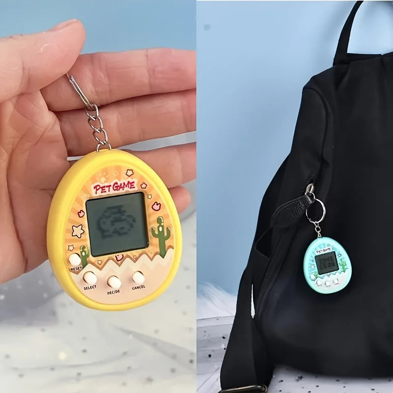 Electronic Pets Game Toys Keychain Virtual Cyber Digital Animals Toys Nostalgic Game Machine For Kids Child