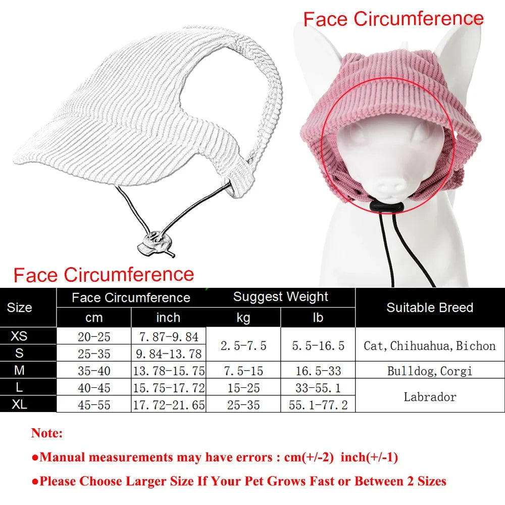Summer Dog Sun Hat Adjustable Pet Baseball Cap for Dogs Cats Cute Breathable Puppy Hats Travel Birthday Headwear Accessories