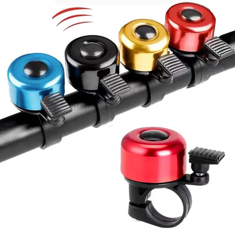 Colorful Aluminum Alloy Bicycle Bell Mini Handlebar Horn Loud Ring Bike Accessory for MTB Road City Cycling