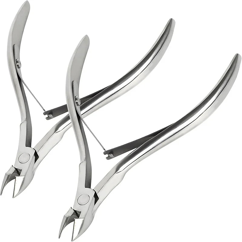 Professional Cuticle Cutter Nail Nippers Scissors Manicure Pusher Pedicure Tong Dead Skin Remover Nail Cuticle Regrowth Tool