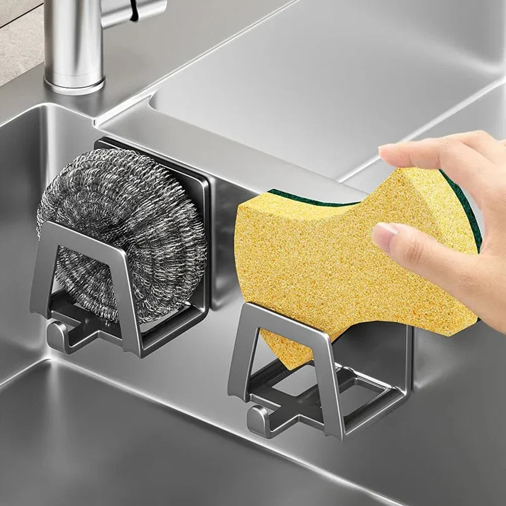 Kitchen Sink Sponge Holder Stainless Steel Sponge Holder Kitchen Sponge Holder Sink Accessories Under Sink Organizer