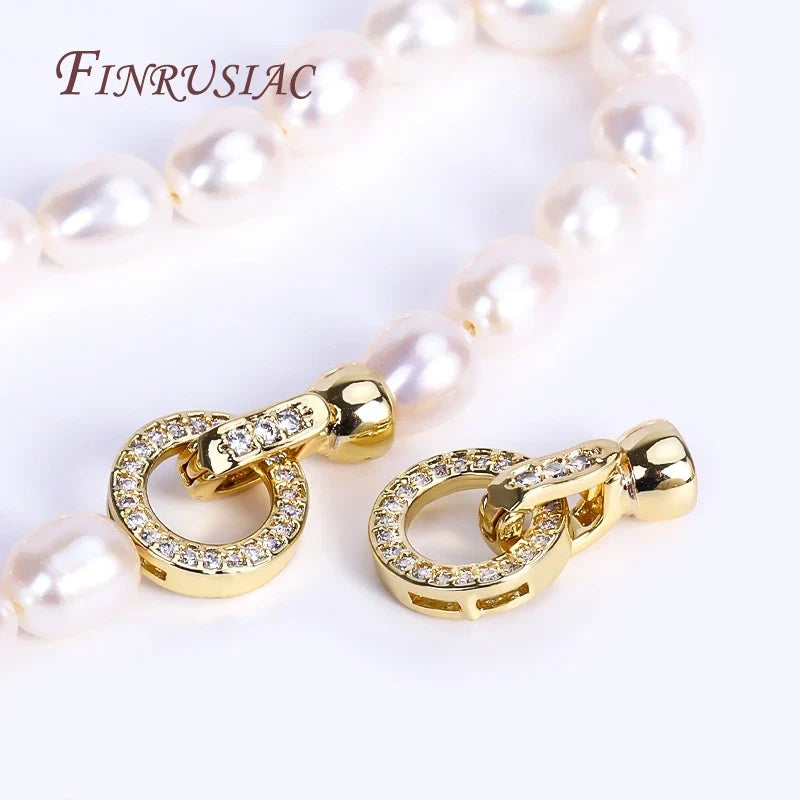 Fasteners For Bracelets Accessories 18K Real Gold Plated Connectors For Jewelry DIY Jewelry Making Supplies,Clasp For Jewelry