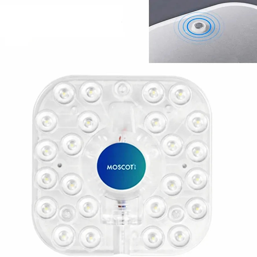 High Brightness Ring PANEL Square LED Module Source Ceiling 36W 24W 18W 12W LED Light AC220V Square Ceiling Board with Magnet