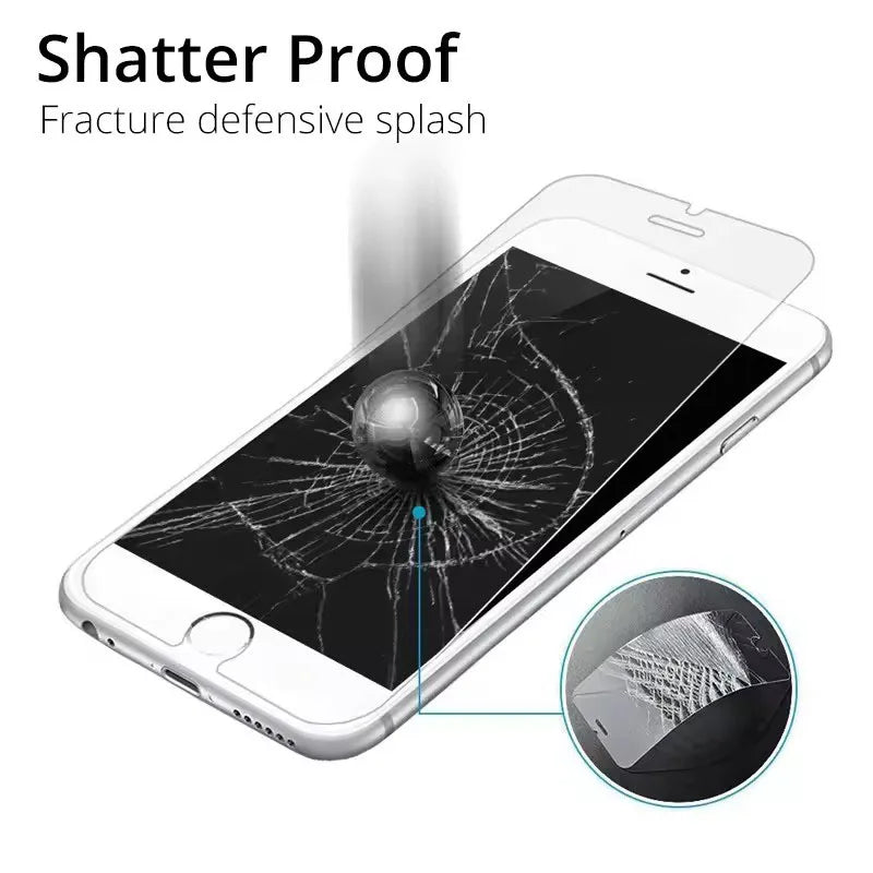 5Pcs Tempered Glass For iPhone 6 6s 7 8 Plus SE 2020 2022 8Plus Screen Protector Film