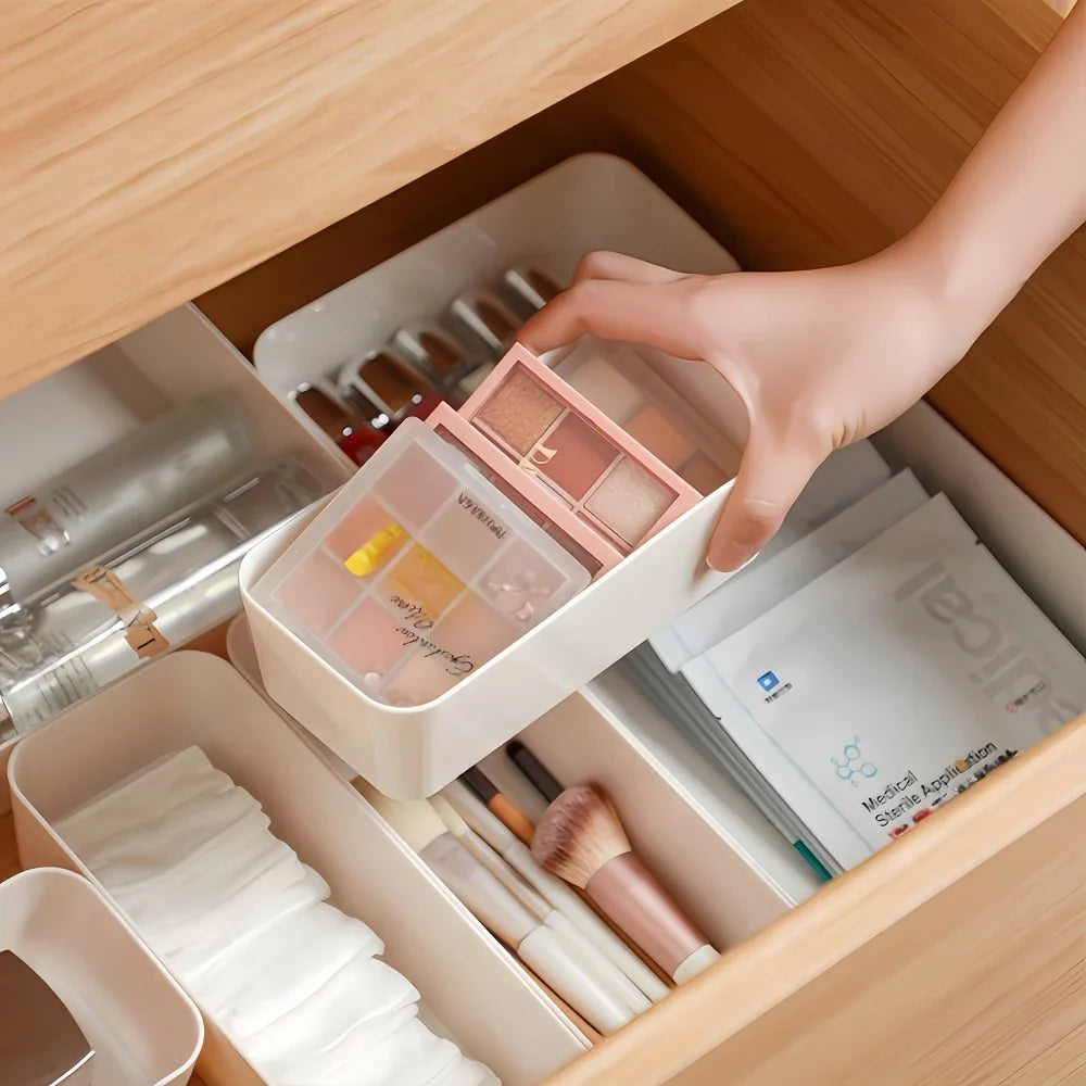 Drawer Organizer Set, Universal Fit, Independent Storage Solution, Desk & Drawer Organizer for Home Storage, Storage Box