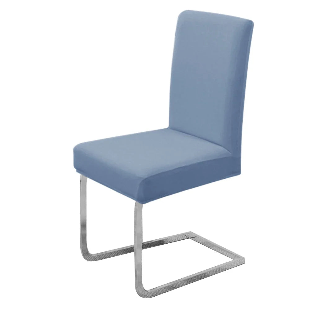 Elastic Chair Cover Plain Spandex Dining Room Seat Covers Chair Protector for Restaurant Kitchen Banquet Seat Case