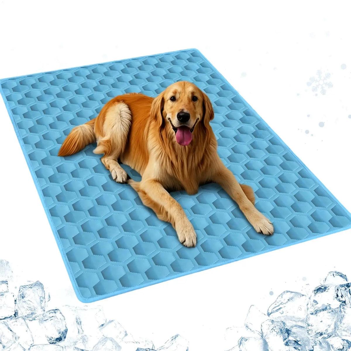 Cooling Pad for Dog Hot Summer Non-Slip Cushion Summer Dogs Cooling Pad for Small Medium Large Breeds Animals Resting Camping