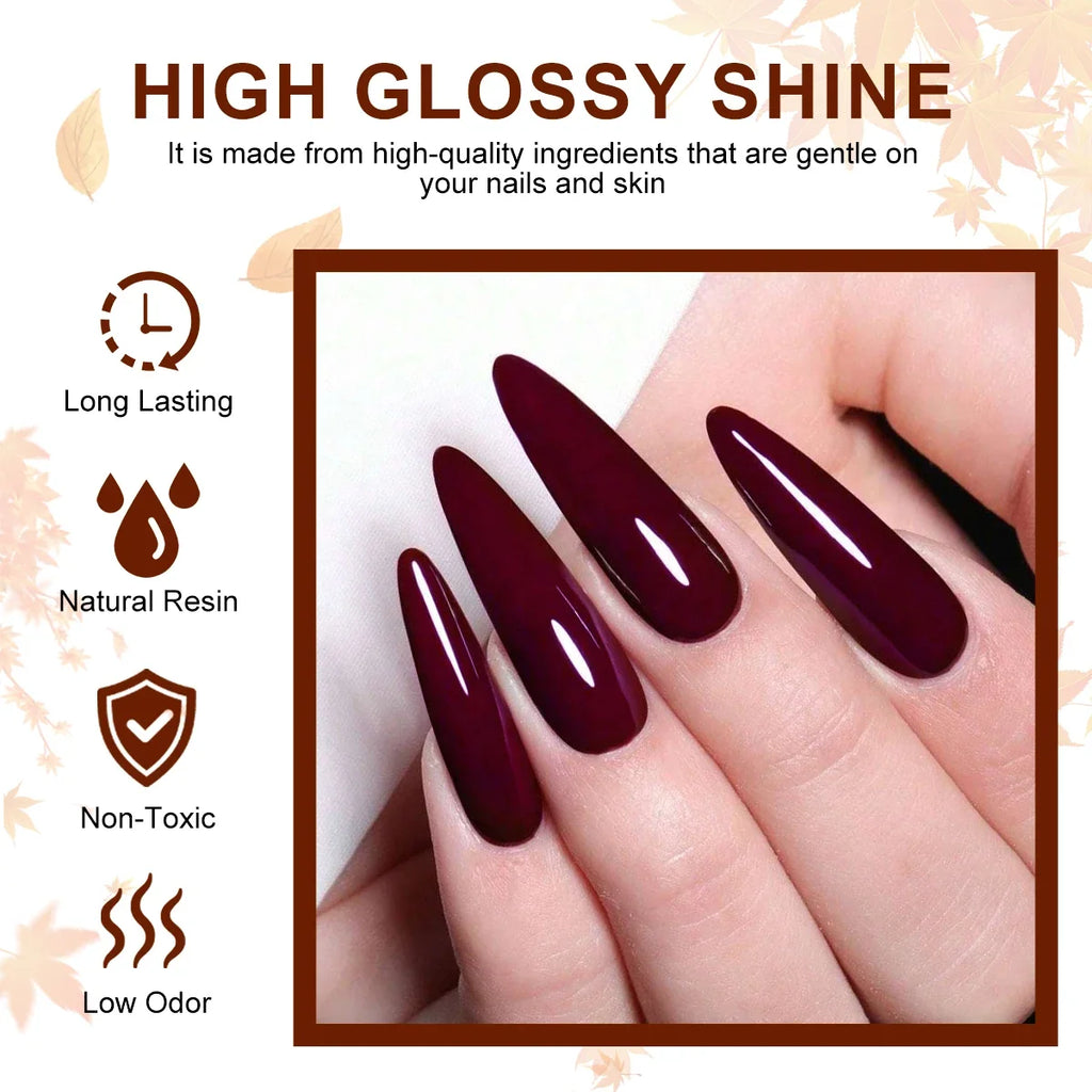 LIMEGIRL 8ml Nail UV Gel Polish Kit With Stamping for Nails French Design Black White Soak Off UV Gel Polish Varnish Manicure