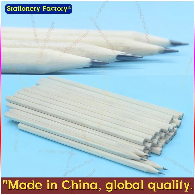 100pcs/lot Wood Pencil HB Black Hexagonal Non-toxic Painting Writing Standard Pencil Cute Stationery Office School Supplies