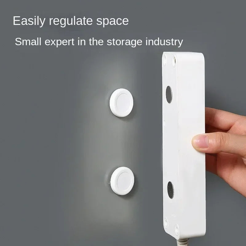 3-12pc Remote Magnetic Wall Holder Magnetic Paster Remote Control Holder No Drilling Storage Magnetic Hook Home Organization