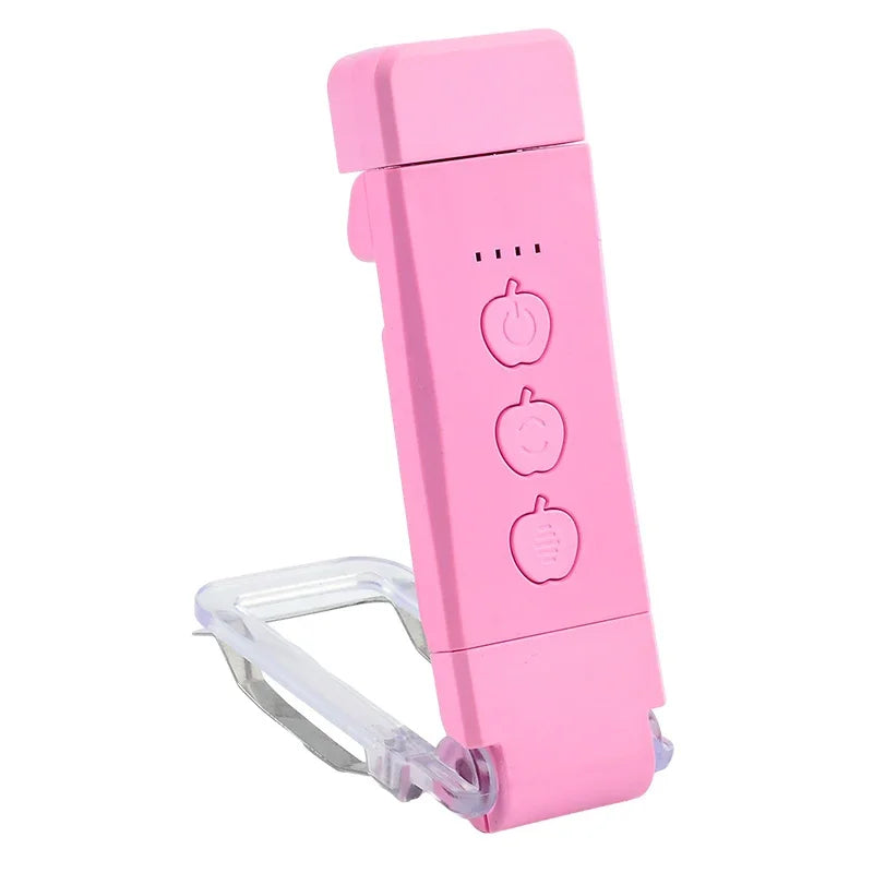 Rechargeable Book Light for Reading in Bed,3 Colors Light,1800K-6000K Clip on Reading Lamp,Eye-Caring Bookmark Light for Kids