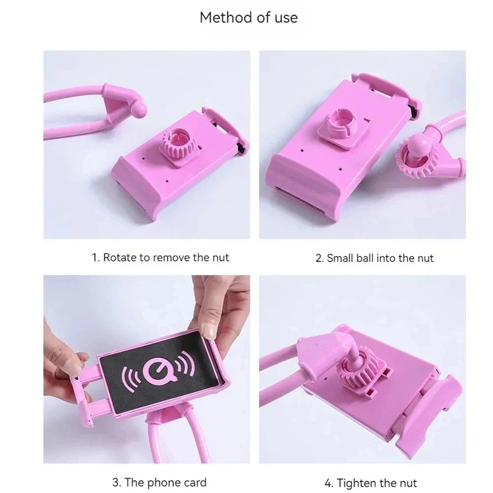 Lazy Neck Mobile Phone Holder Flexible Neck Lazy Necklace Tablet Holder Stand For Cellphone Tablets for iPhone Huawei Xiaomi