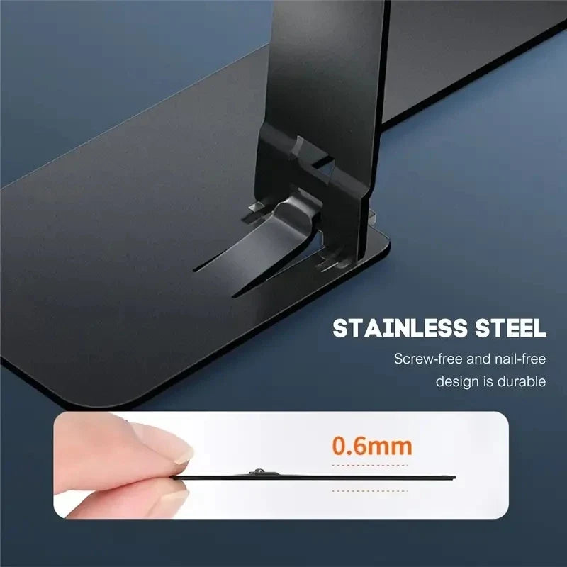 Smartphone Stand, Portable Kickstand For Cell Phone, Foldable Phone Stand Stainless Steel Phone Kickstand, Adjustable Universal