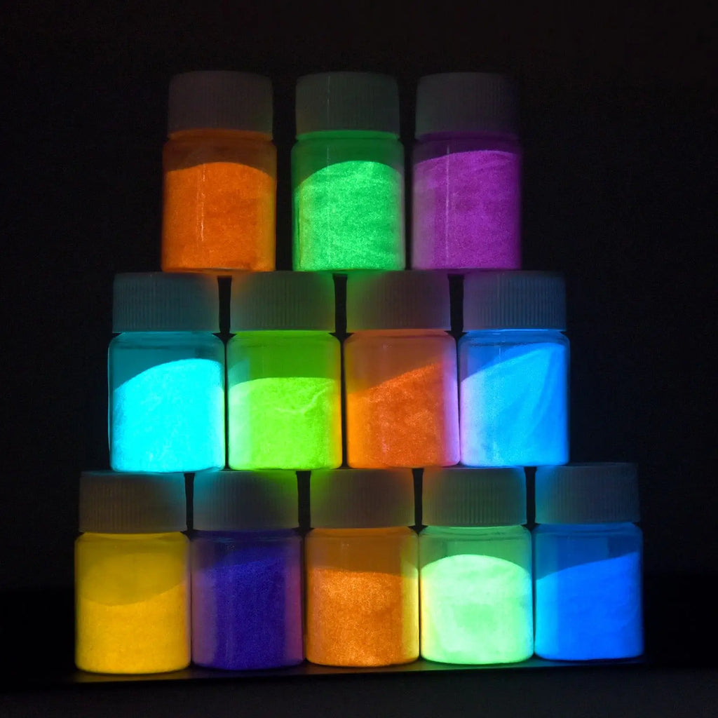 NEW 20g Luminous Powder Resin Pigment DIY Epoxy Resin Mold Nail Art Glitter Powder Glow In The Dark Jewelry Making Supplies