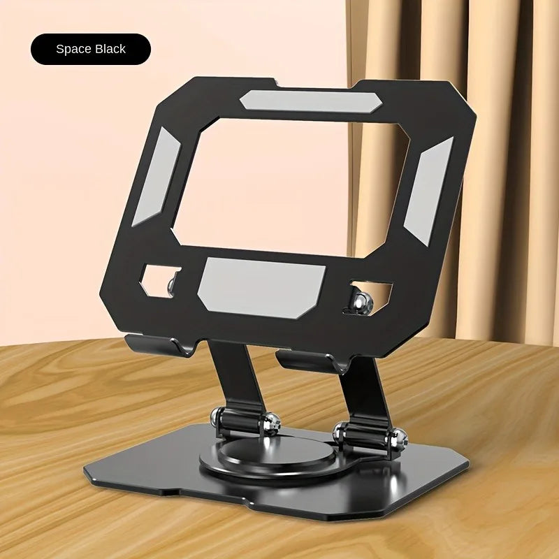 360° Rotatable Tablet Stand Adjustable Foldable Desktop Stand Holder Compatible For 4.7-12 Inch Ipad Pro/Air/Min Laptop Tablet