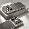 Luxury Retro Artificial Leather Matte Phone Case for IPhone 18 17 16 15 14 13 12 11 Pro Max 16 Plus Shockproof Protection Cover