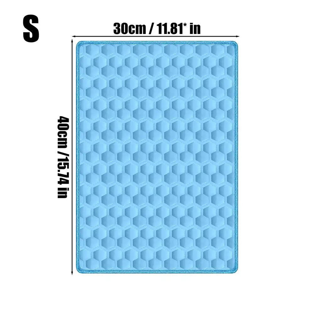 Cooling Pad for Dog Hot Summer Non-Slip Cushion Summer Dogs Cooling Pad for Small Medium Large Breeds Animals Resting Camping