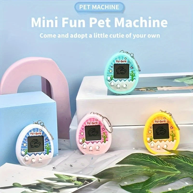 Electronic Pets Game Toys Keychain Virtual Cyber Digital Animals Toys Nostalgic Game Machine For Kids Child
