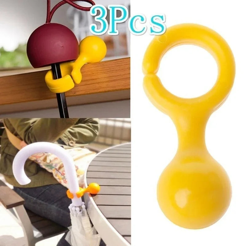 3PCS Umbrella Holder New Fashion Umbrella Stand Ring Holder Hook Umbrella Bracket Storage Rack Colorful