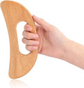 Wooden Cellulite Massager - Full Body Gua Sha Tool for Muscle Scraping & Back Massage, Natural Wood Care