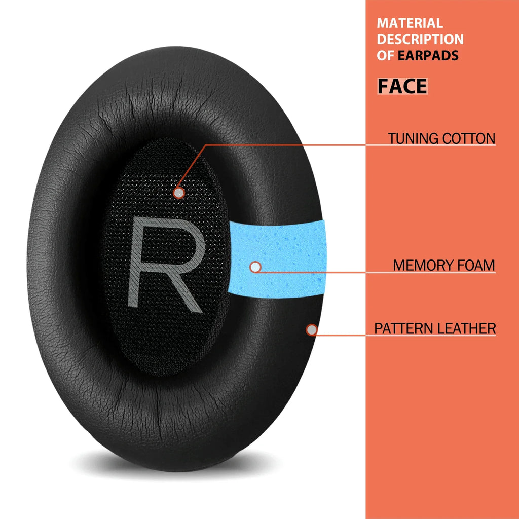 Nullmini Replacement Earpads for Bose QC35 QC35II QC45 Headphones Ear Pads Cushion Earmuffs Sleeve Headband